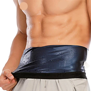 Men Slimming Waist Trainer Body Shaper Sweat Sauna Shapers Belt Slimming Hot Thermo Sweat Sauna Suit Fitness Workout Girdle