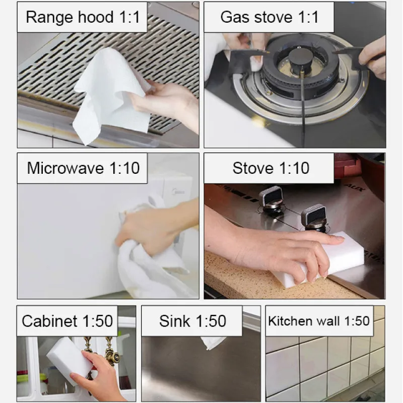 Powerful Foam Cleaner Degreasing Kitchen Cleaner Oil Heavy Oil Range Hood hot sall