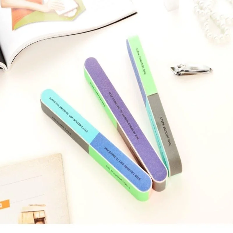 1/3PCS Long Strip Creative Multifunctional Nail File With Double-sided Grinding And Polishing Sand Bar Nail Art Tool Accessories