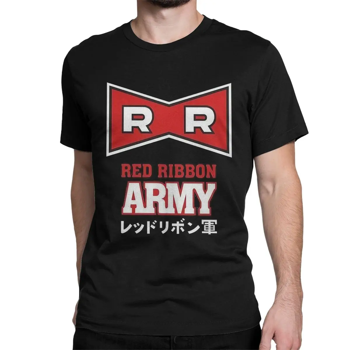 Logo Anime Cotton Novelty T-Shirt - Unisex Round Neck Short Sleeve Tee