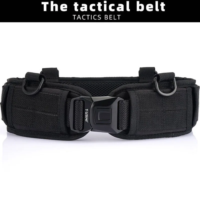 2023 New 1200D Nylon Multi Functional Quick Release Buckle Waistband Outdoor Fashion Men And Women's Tactical Training Waistband new quick release aluminum alloy buckle belt 1200d nylon 125cm waist cover korean edition men and women s tactical training belt