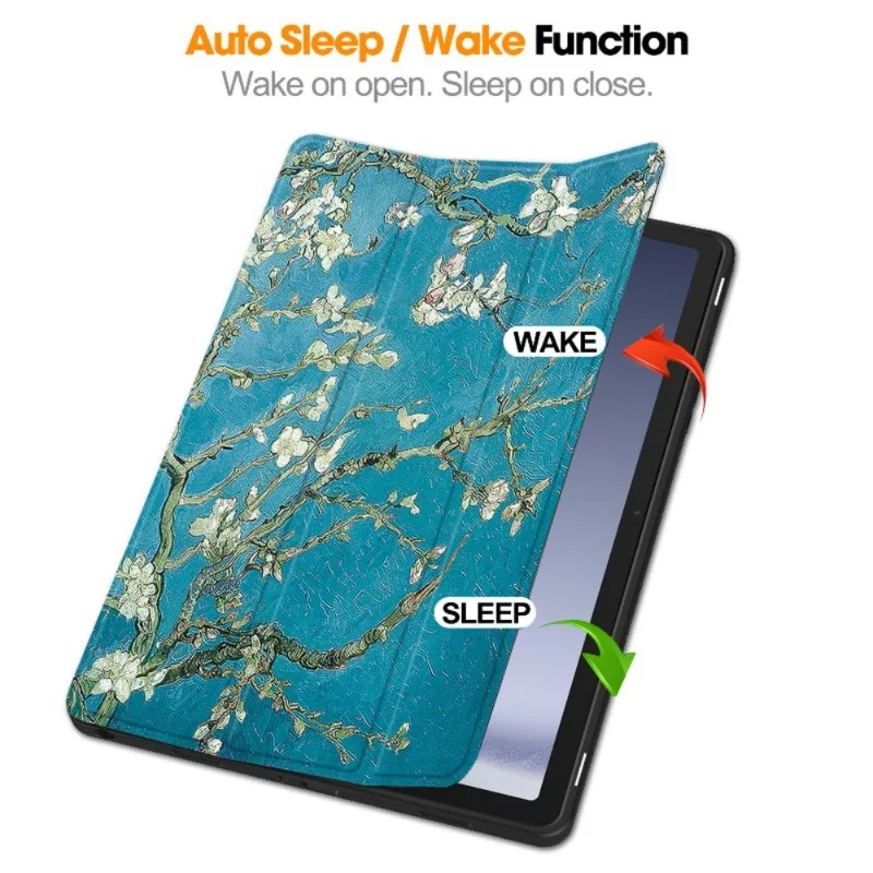Magnetic Folding PU Stand Case with Soft TPU Back Cover