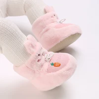 Winter newborn baby cotton shoes cute cartoon boys and girls first step thick snow boots soft and warm casual walking shoes 6