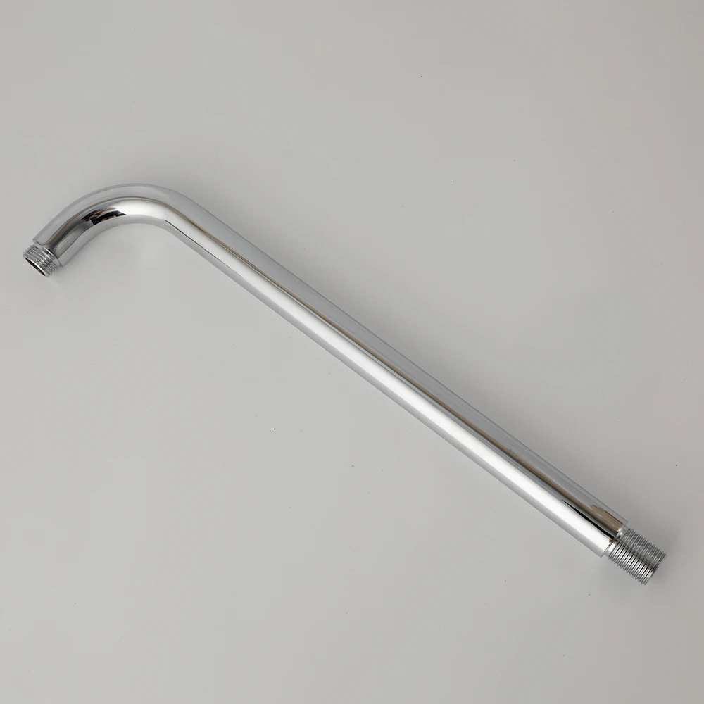 Description Picture 5 of itemOUBINI Round Bathroom Shower Head Chrome Finished Rainfall Shower Heads Stainless Steel Top Spray Showerhead With Shower Arm