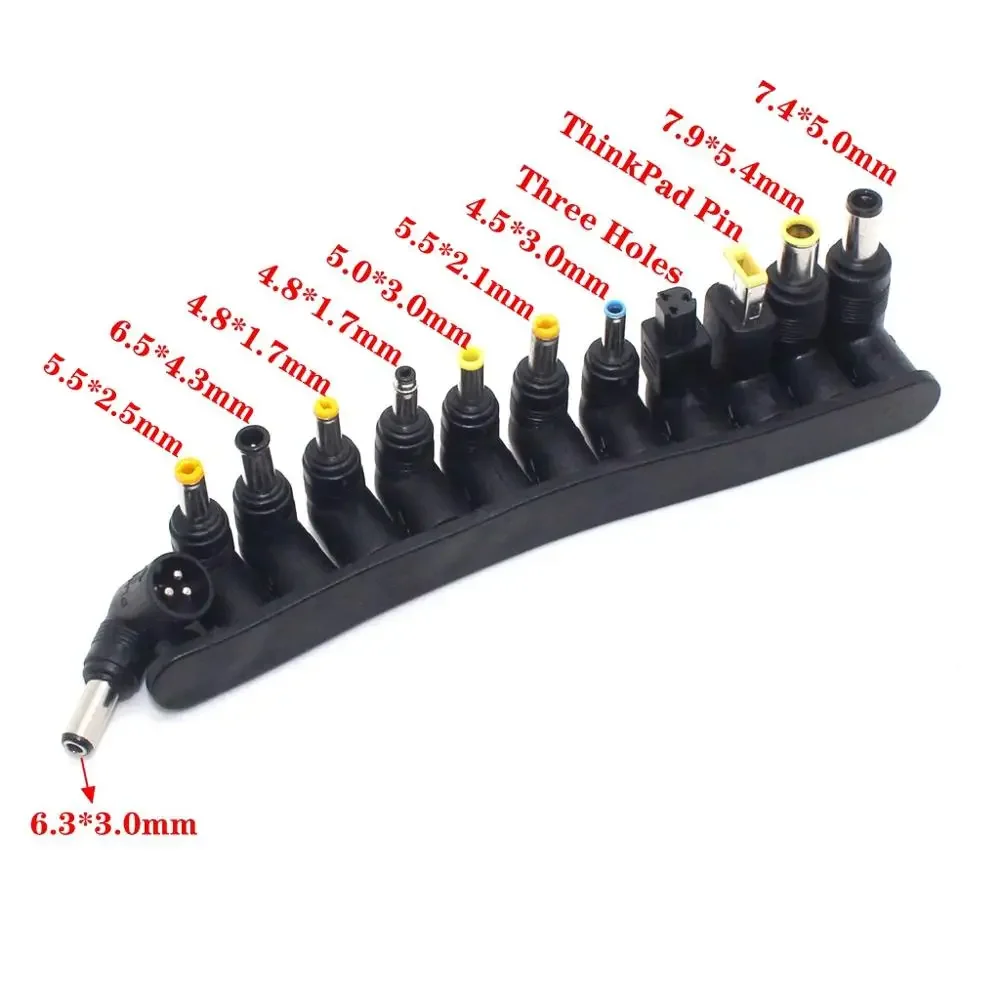 Coax Connector M1-M25 3 Pin Universal Laptop Charger DC Tips Connectors One end USB One end DC 3 Pin Jack Male
