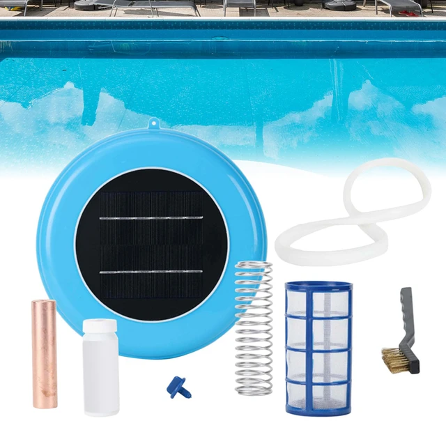 Ioniseur de piscine solaire, purificateur d'eau, nettoyeur