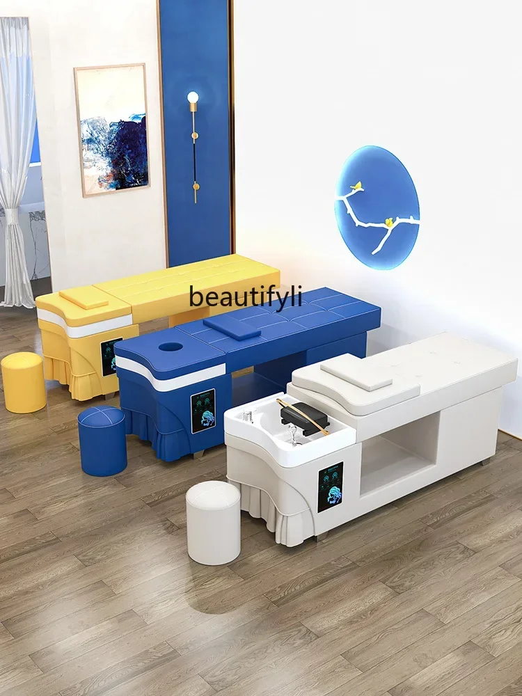 Thai Head Therapy Shampoo Chair Hair Saloon Dedicated Beauty Salon Hair Salon Constant Temperature Water Circulation Fumigation