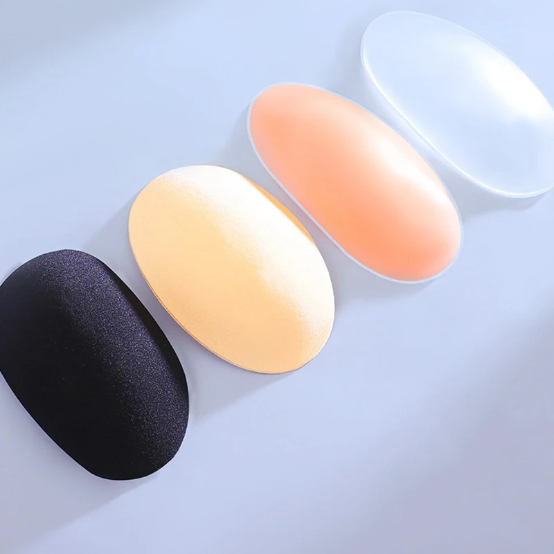Anti Slip Shoulder Pads Right Angle False Shoulder Pad Silicone Reusable Self-Adhesive Stickers 2PCS Unisex
