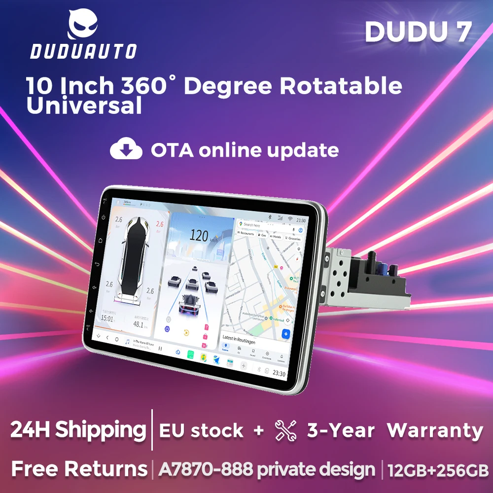 DUDUAUTO DUDU7 UIS7870 Universal 10"