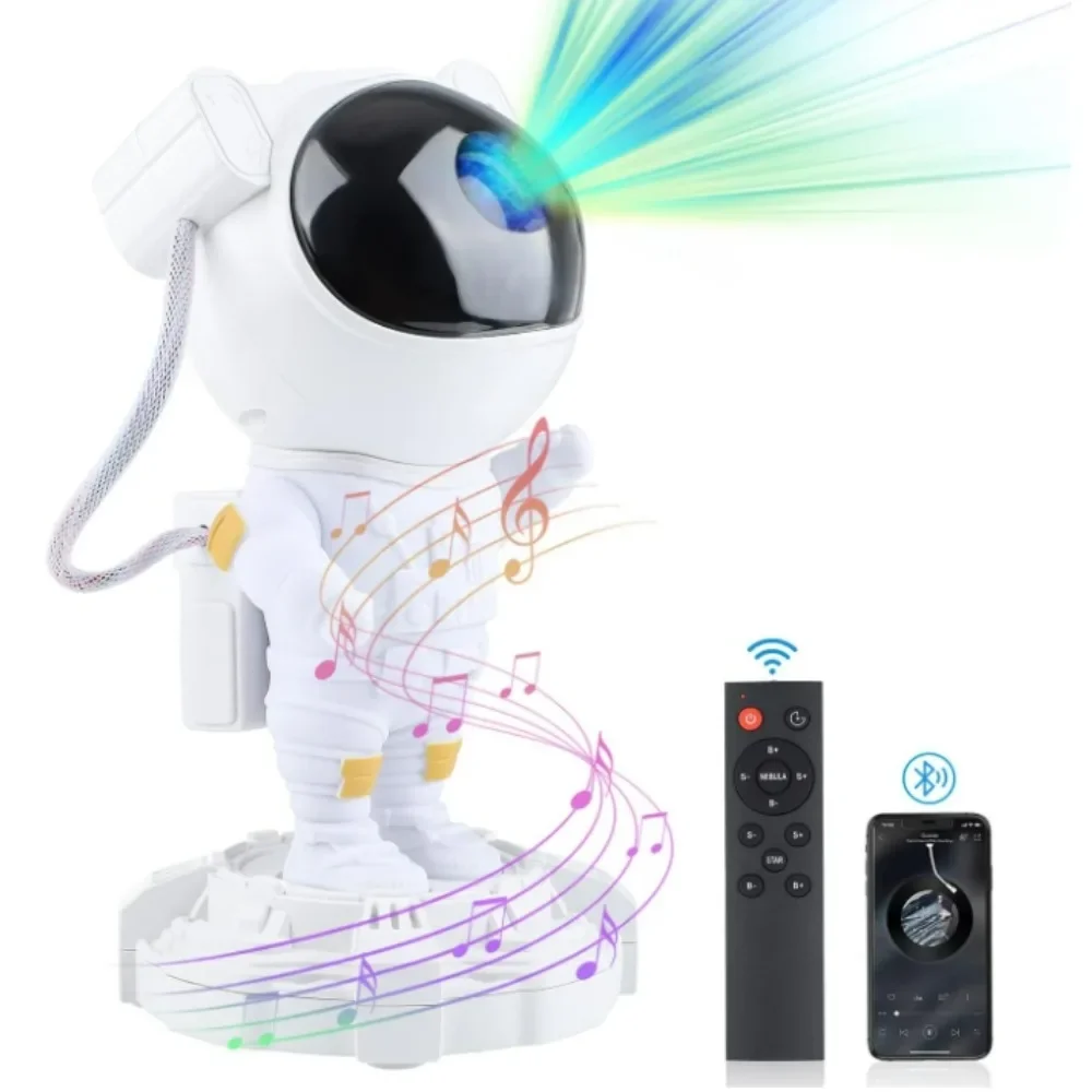 Star Projector Galaxy Night Light - Astronaut Space Projector, Starry Nebula Ceiling LED Lamp with Timer and Remote, Room Decor. 2