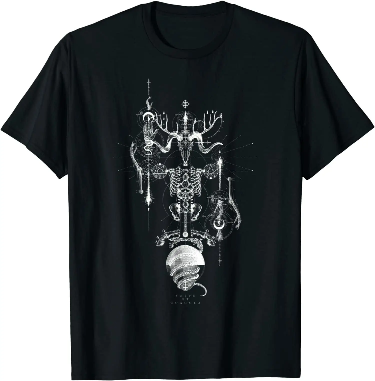 

Baphomet - Solve Et Coagula - Occult Sacred Geometry Men T-Shirt