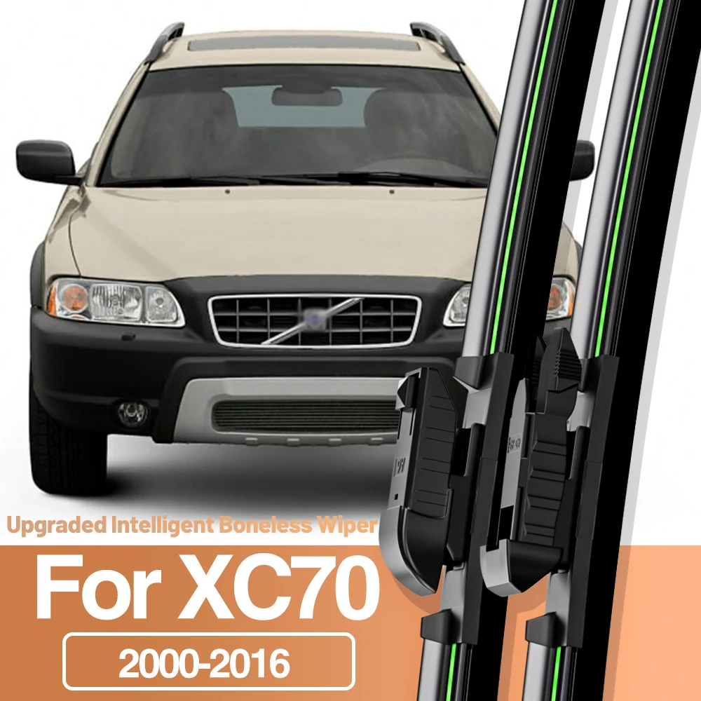 2pcsForVolvoXC7020002016FrontWindshieldWiperBladesWindscreenWindowAccessories2001