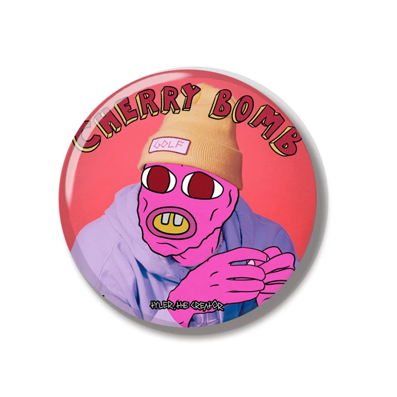 44MM Tyler Rapper Creator CherryBomb Album Cover Funny Pin Soft