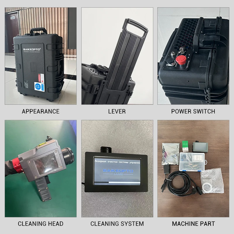 BK-FLC100SL 100W Pulse Laser Cleaning Machine For Industrial Rust and Painting Removal With Factory Price