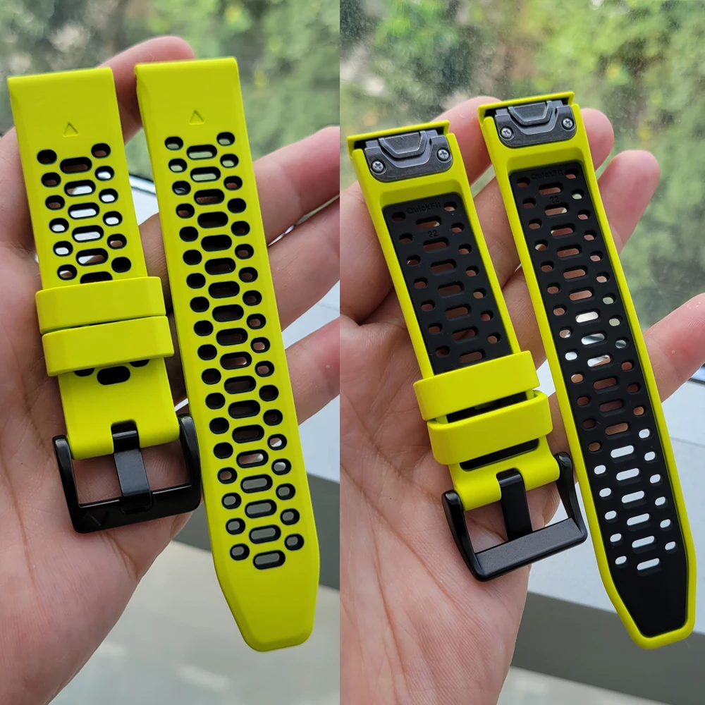 Premium QuickFit Sport Silicone Strap - 22mm/26mm Bracelet Watchband