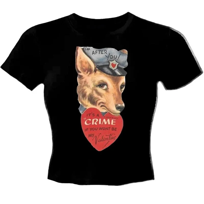 

Оригинальная летняя модная Универсальная футболка с коротким рукавом, Полицейская собака, модный персонализированный Топ для пары, чистый Desire