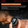 2025 New HK10 Ultra 3 Smart Watch Men AMOLED Bluetooth Calls HK9 Upgraded Smartwatch ChatGPT Compass NFC Photo Album Sport Watch 5