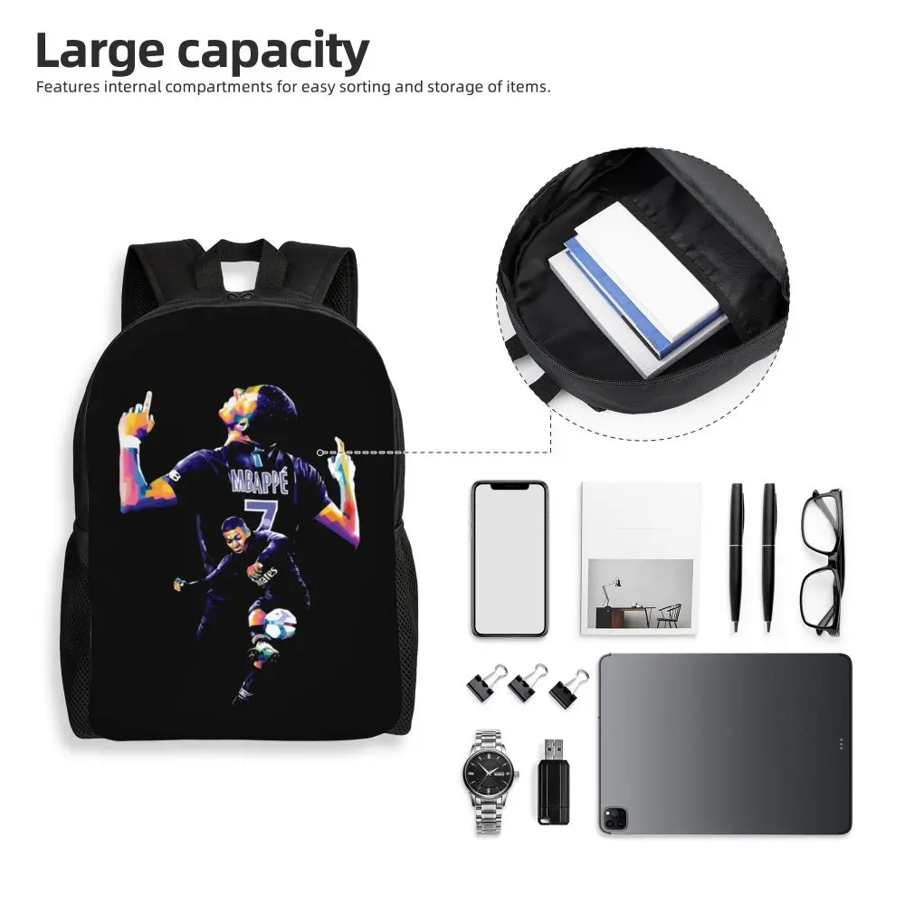 KM Mbappe-Sac à Dos de Voyage pour Homme et Femme, Cartable pour Ordinateur  Portable, Football, Étudiant - AliExpress