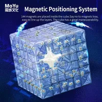 Meilong 6x6 V2 Magnetic Version Magic Cube New Size 61mm Meilong 6x6  Professional Cubo Magico Puzzle Toy For Children Kids Gift 2
