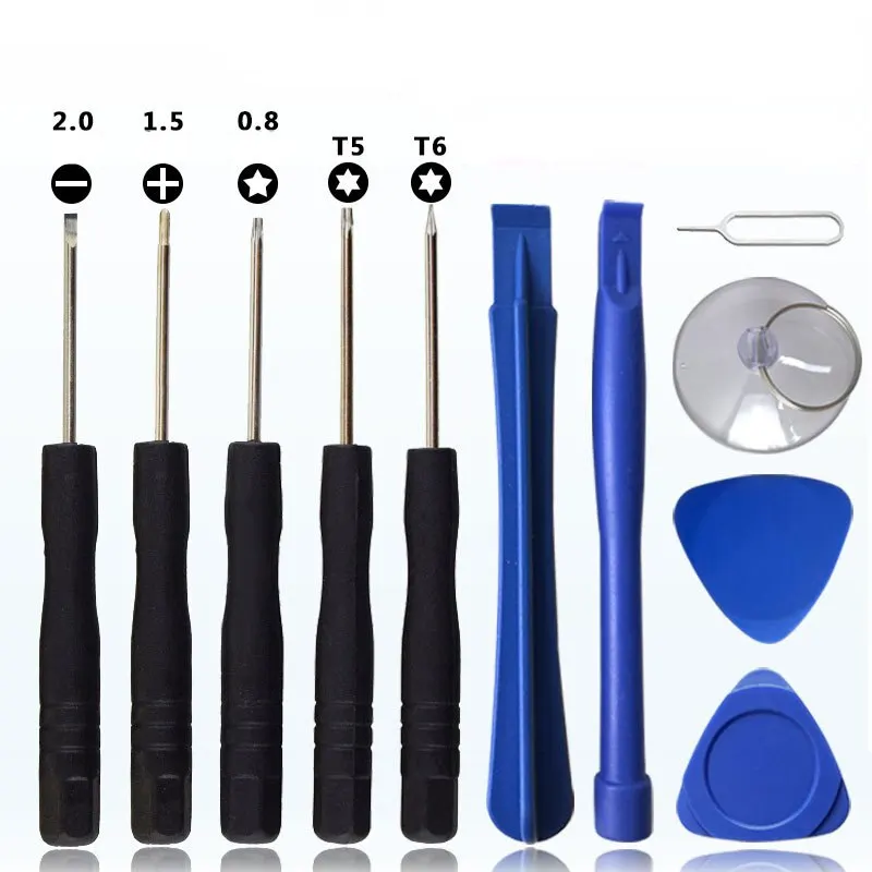 11 In 1 Mobile Phone Disassembly Tool 11pcs Set of Multifunction Screwdriver Set Repair Combination for IPhone and Android
