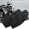Driving Cycling Party GlovesSize Usefulness  Black Liner Inner Thin Gloves Bike Motorcycle Soft Sport Gloves 1pair 3