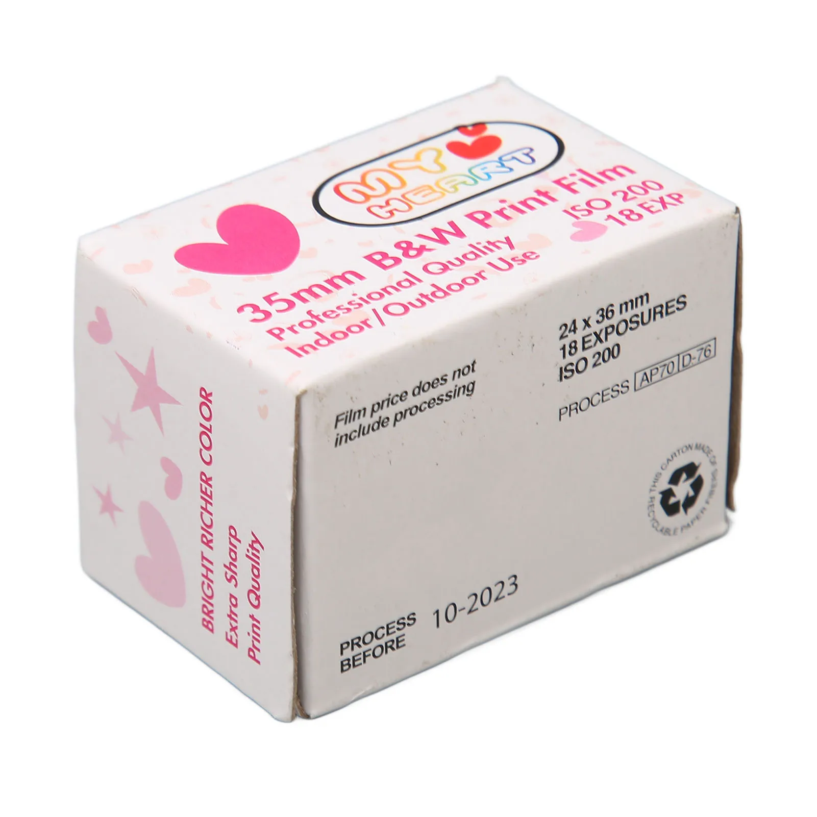 35mm Black and White Film ISO 200 HD Camera Negative Film for 135 Cameras
