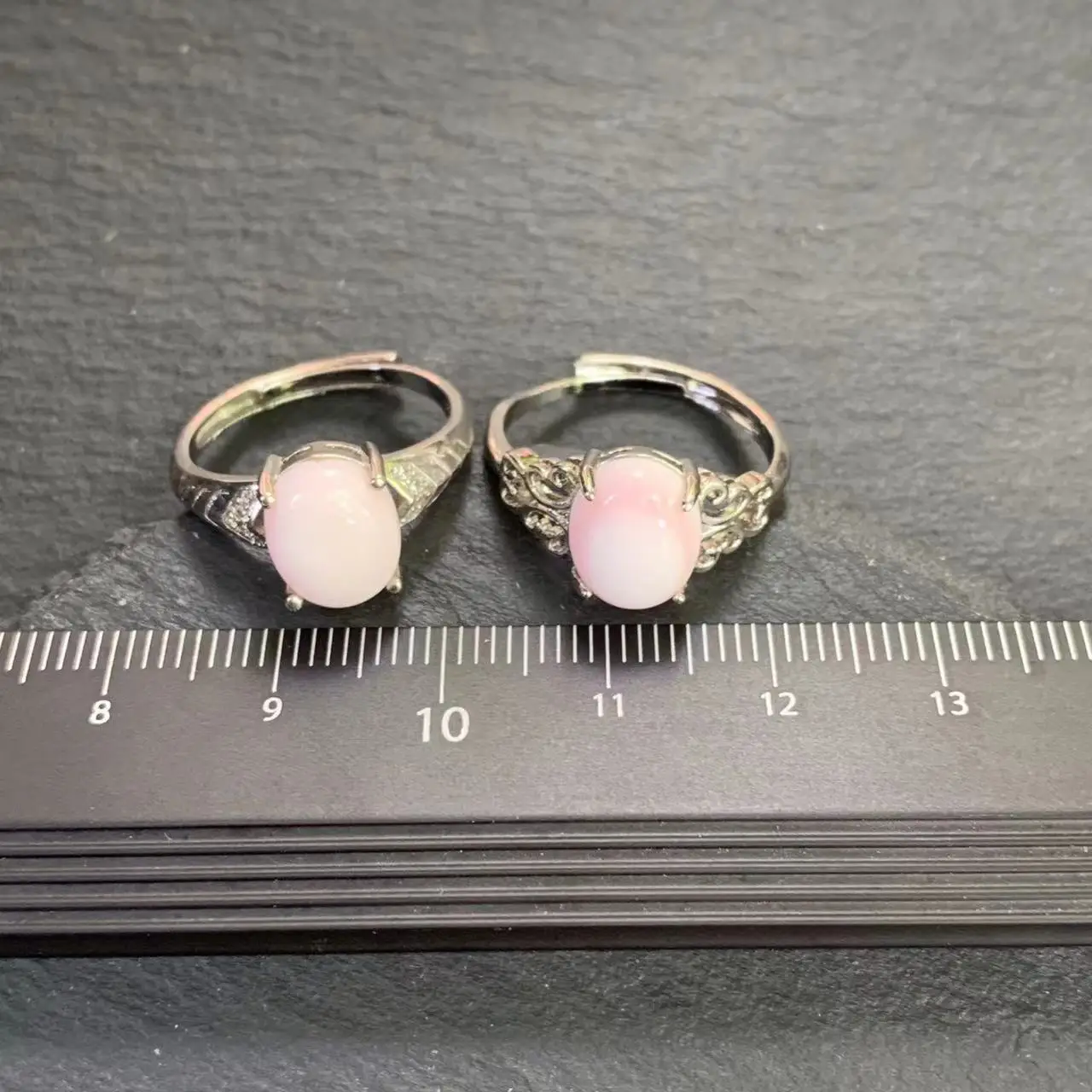 MM Natural SHELL Ring Adjustable Female Heart ring Jewelry for Women Gift Wholesale High Quality Vintage Fine