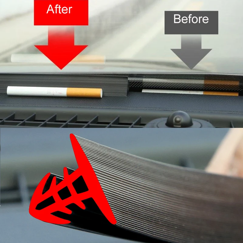 

1,6 м универсальные наполнители для лобового стекла уплотнители звукоизоляционные автомобильные резиновые приборные панели уплотнительная лента автомобильные аксессуары