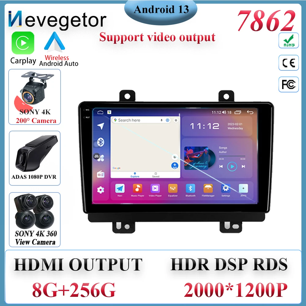 

Для Chery Tiggo 7 1 2016 - 2020 Android 13 автомобильный Dvd Автомагнитола стерео Мультимедийный Плеер 5G wifi BT No 2din DVD высокопроизводительный