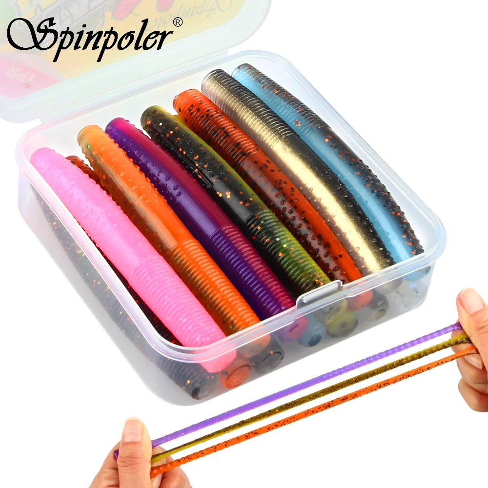 Wacky Baits Stick Worm 5 Pollici – Lotto 25 Semi Di Zucca Chartreuse Per Bass & Walleye