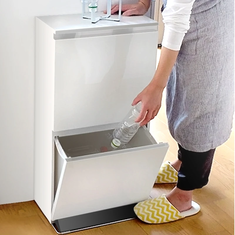 Living Room Trash Can Kitchen Compartment Sink Sorting Plastic