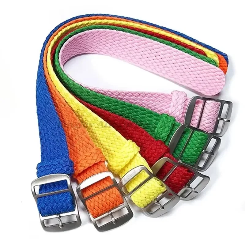 Versatile Woven Nylon Watch Band - Fabric Strap Replacement for Sport and Casual Wear