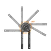 High-precision Aluminum Plastic Protractor 360 Horizontal Angle Gauge DIY Woodworking Angle Cutting Positioner Measuring Tool 4