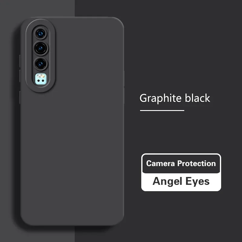 Angel Eyes Soft Liquid Silicone Phone Case - Solid Basic Design