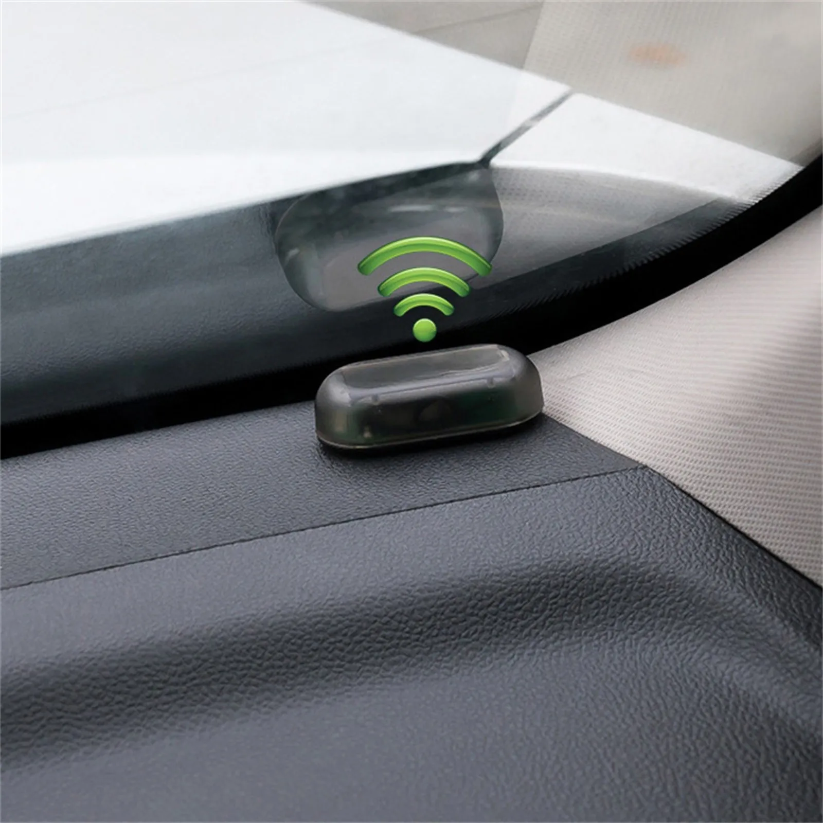ping Led Light Simulate Warnings Antis Theft Solars Powers Dummy Car Alarm System Flashing Lamps Anti-Theft Security