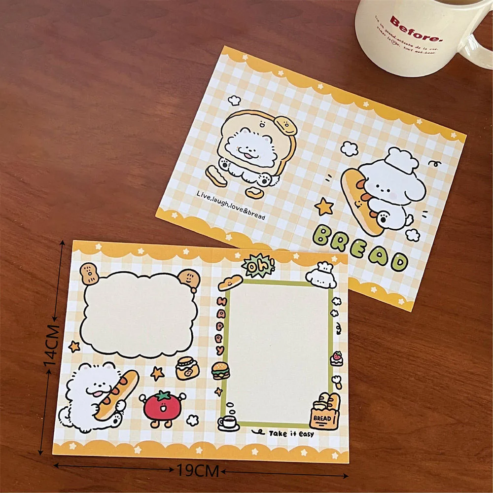 50 Pcs Cute Animal Greeting Card Cartoon Decoration Card Message Card Photo Gift Packaging Card
