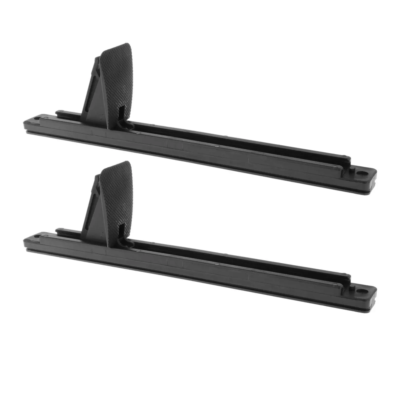 

Kayak Foot Pegs with Lock Replacement 15 Inches Nylon Lightweight Universal Black Finish Foot Brace Footrest Foot Pedals
