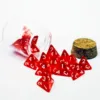 Bescon Standard Sized Transparent Red D4 Dice 20pcs Healing Potion Bottle, 20pcs D4 Health Potion Dungeons and Dragons Accessory 3