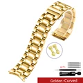 Gold-curved