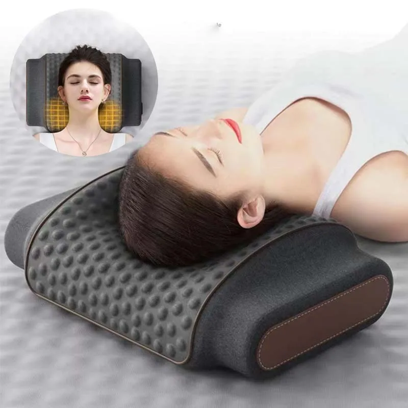 Multifunction Airbags Lift Traction Vibration Massage Heating Pillow Cervical  Pain Special Pillow Neck Spine Protective Sleep