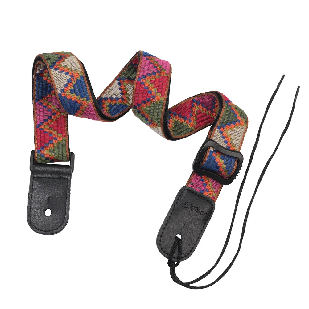 

Ukulele Strap Nylon Watch Band Bohemian Style Tie Rope Shoulder Belt Neck Simple Practical Child