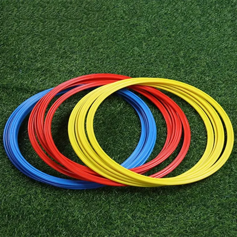 10pcs Agility Training Rings 30/40cm Portable Football Soccer Speed Agility Training Rings Sport Football Equipment