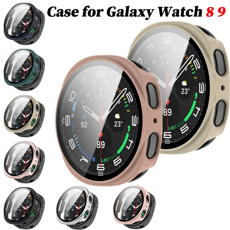 Premium Tempered Glass Protective Bumper Case with All-Coverage Design