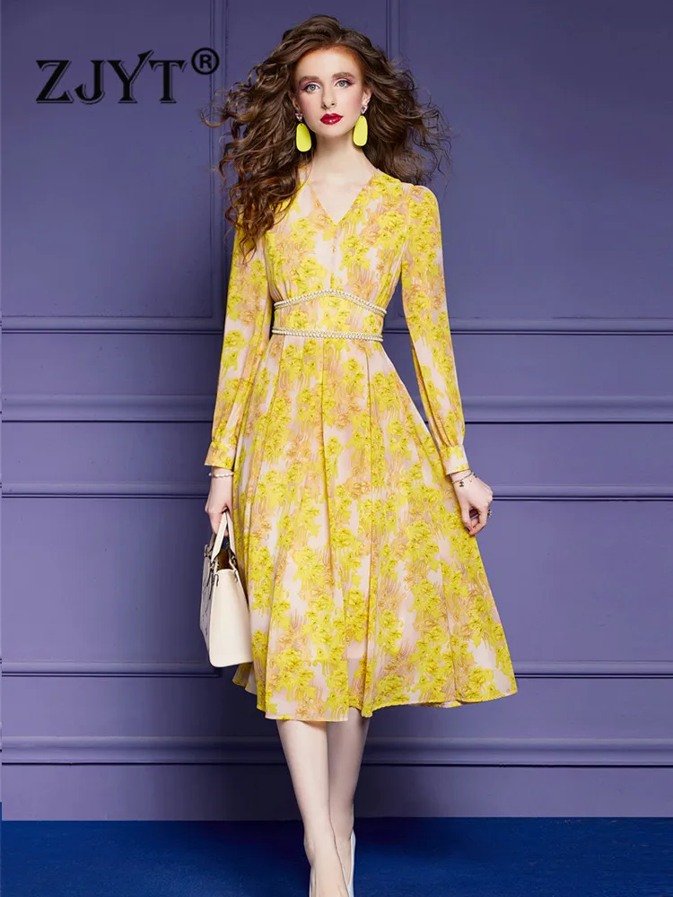 Chiffon Dress Pearls De Party Chiffon Pearl Fashion Dress New Dress