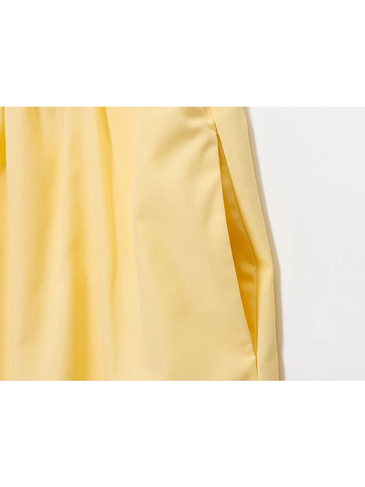 TFMLN 2025 Summer Female Casual Pants Elegant OL Wide Leg Loose Solid Trouser Fashion  High Street Lady Commuting Trousers