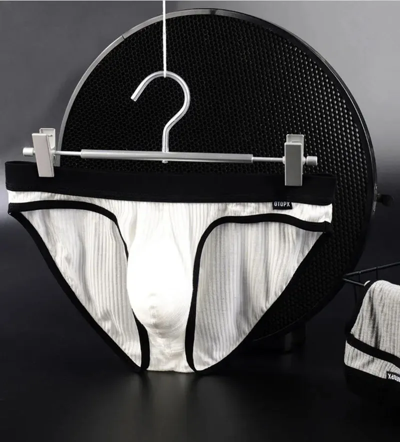 Mens Sexy Underwear Gay Sexy Briefs Transparent Man Underwear Slip Breathable Silky Quick-Drying U-convex Pouch Underpants Thong male underwear,male lingerie