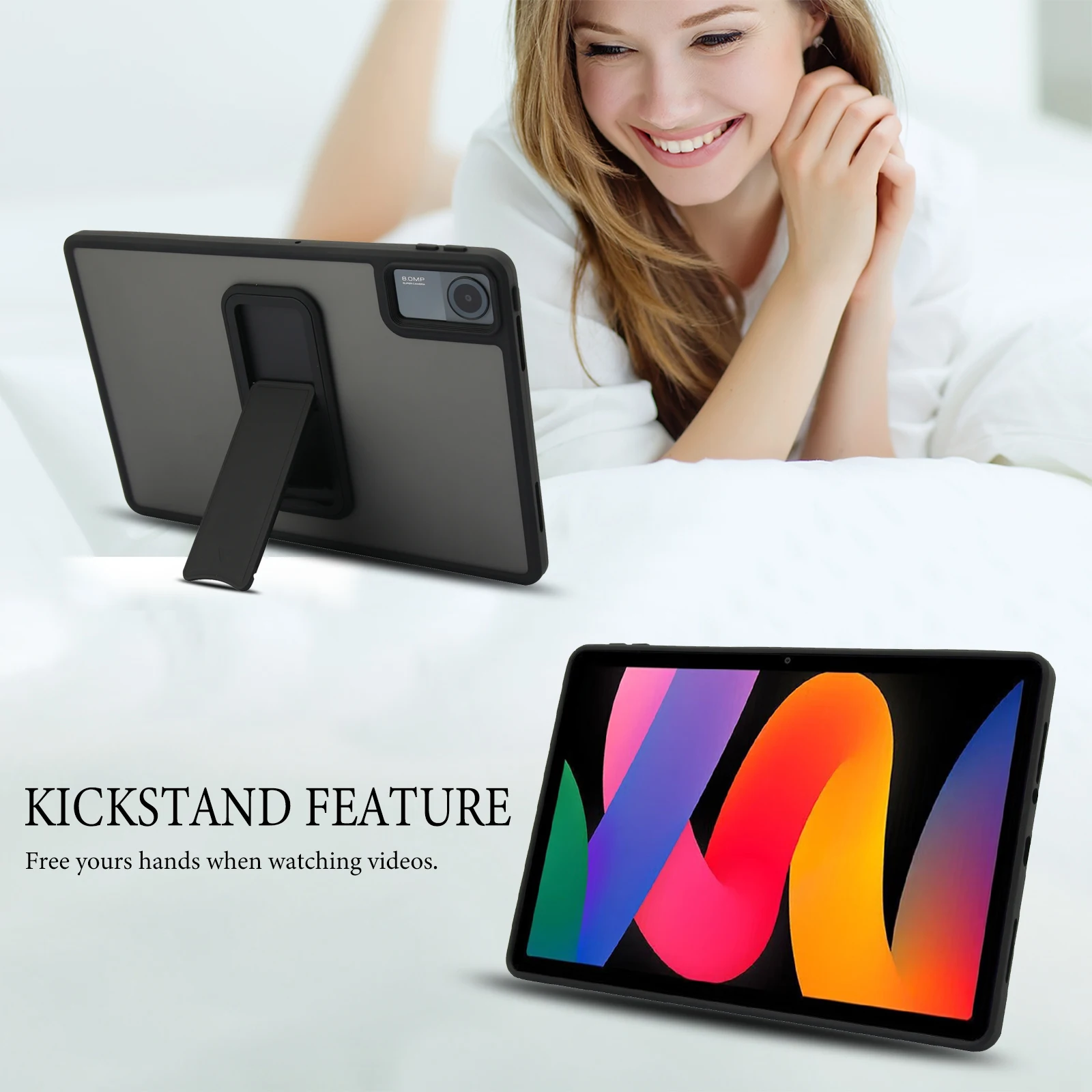 Elegant Matte Tablet Case - Durable Hard PC+TPU Protective Cover