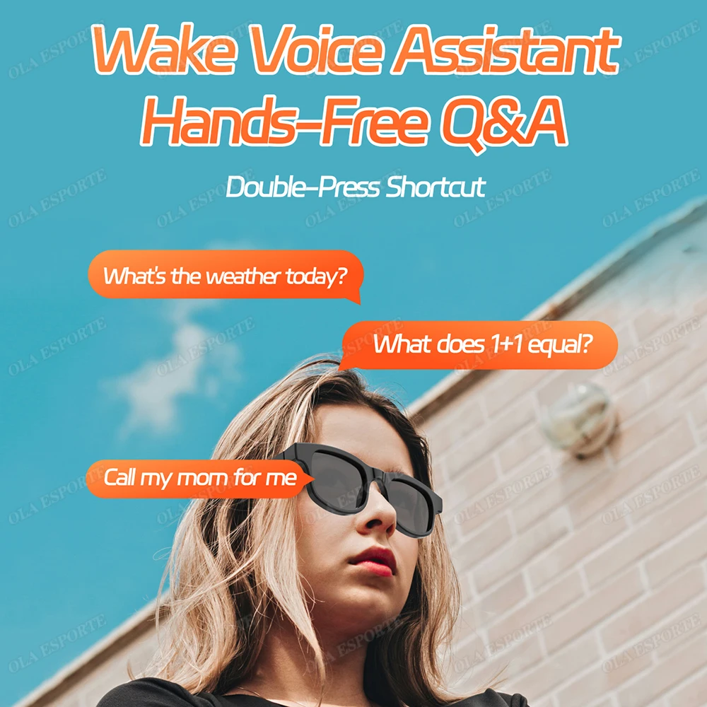 New Smart Glasses Interchangeable Lenses Multi-function Wireless Bluetooth Headset Call Music Touch Smart Sunglasses Men Women