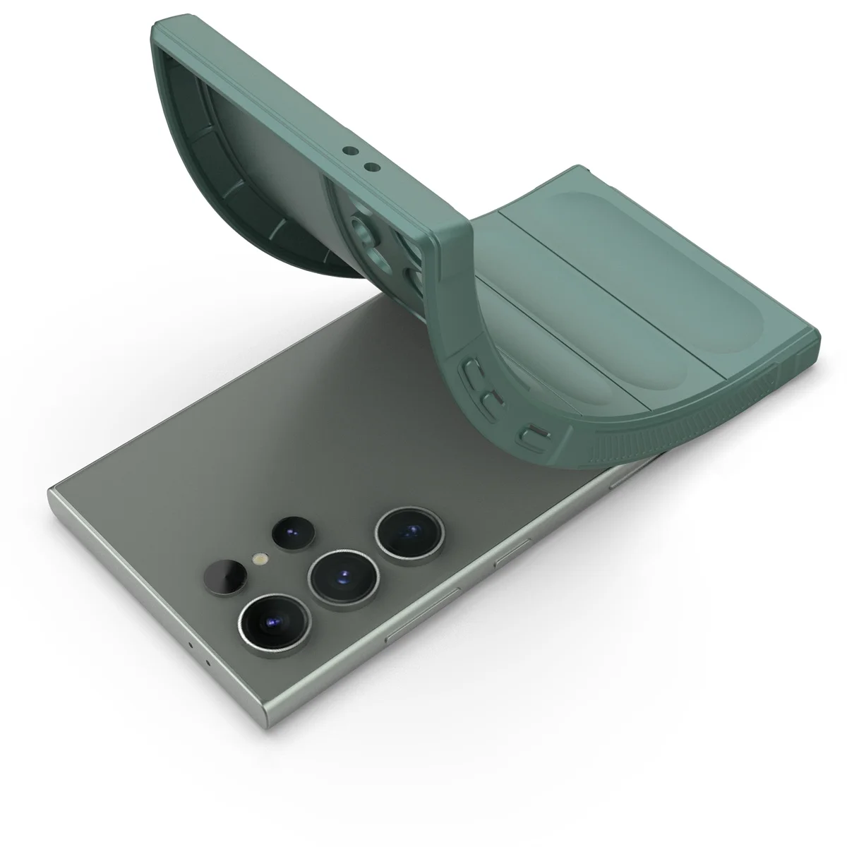 Custodia morbida in silicone rosso Fantacy Texture per Galaxy S24 Ultra S21 S22 Plus S23 FE Custodia protettiva antiurto Defender_voghion.com