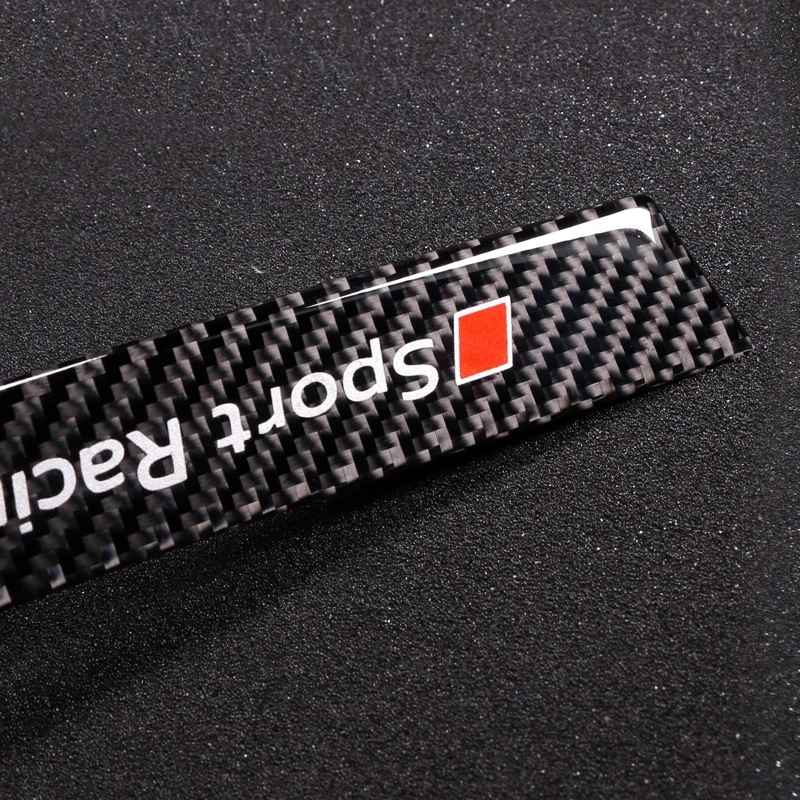 탄소 섬유 대시보드 패널 계기판 트림 스트립, 에어 벤트 아울렛 스티커, 아우디 A4 B9 A5 2017 2018, 자동차 인테리어 액세서리